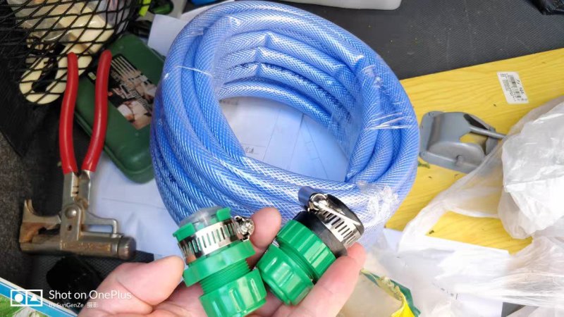 花园水管软管家用4英分塑料洗车海蓝水管蛇皮管PVC进水管