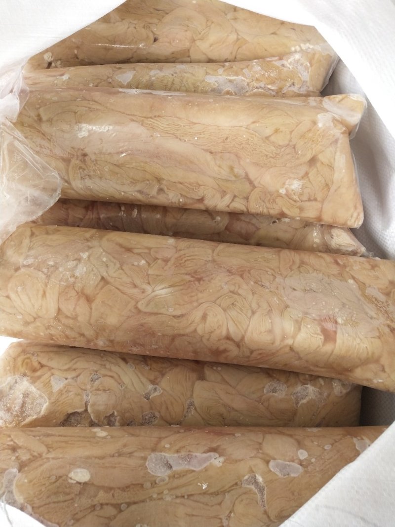 内蒙古锡林郭勒盟羊拐肠，水洗干净，有熟的和半熟的，切丝的