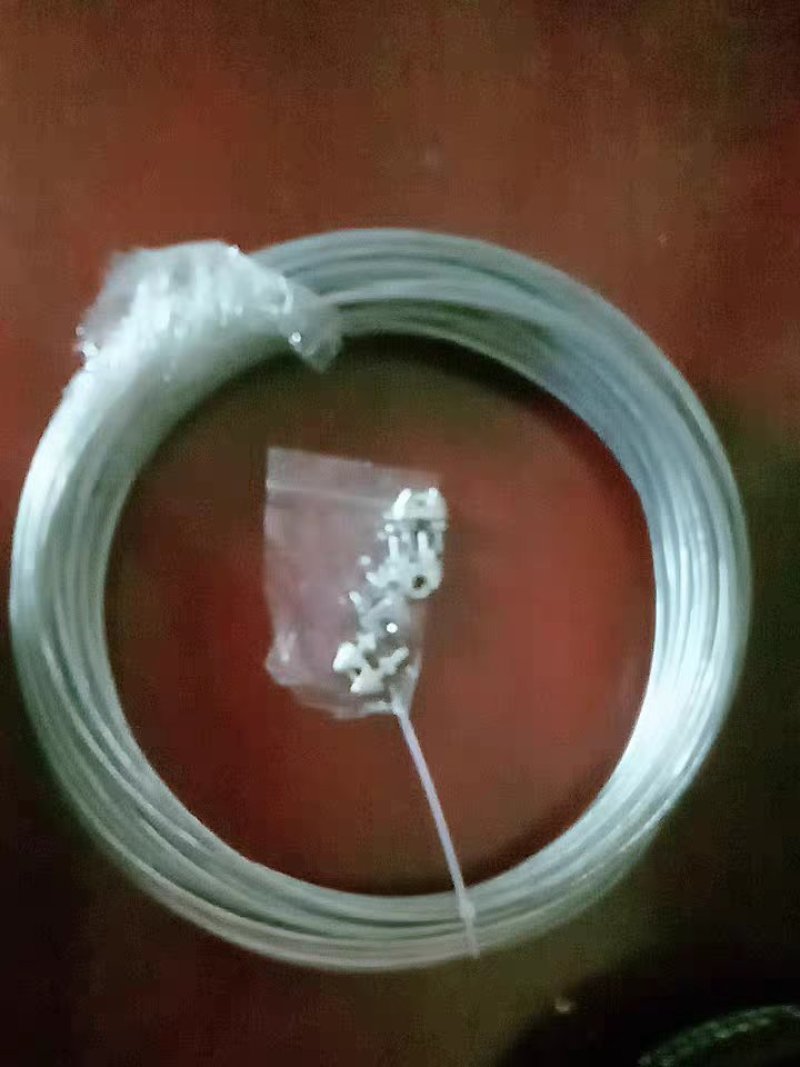 白色透明钢丝绳镀锌钢丝绳包塑细软大棚百香果猕猴桃葡萄架晾