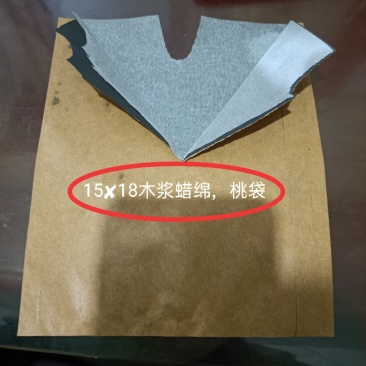 表涂51克，56克，防水，防虫木浆白蜡绵，桃袋，晚熟品种