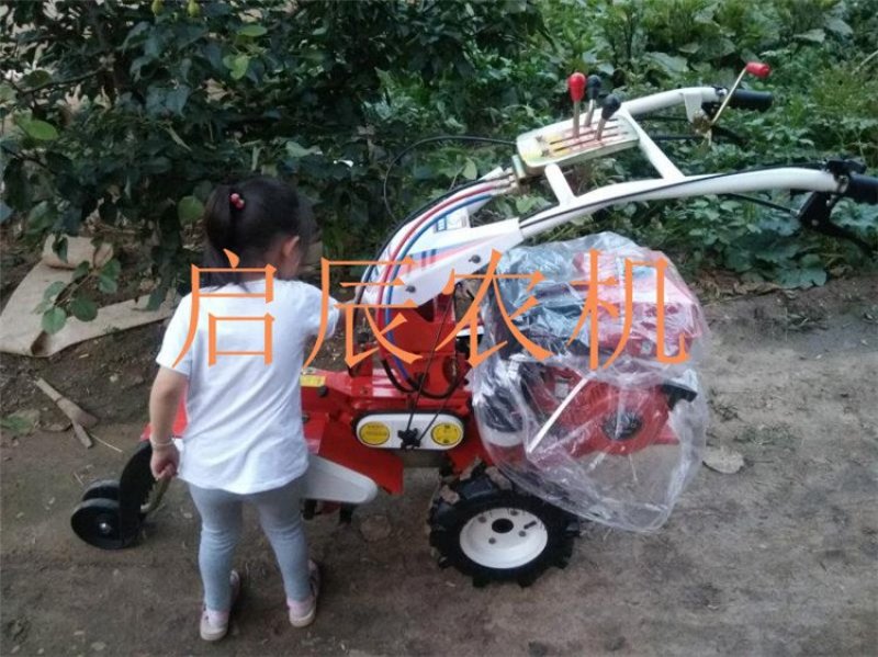 多功能田园管理机四驱微耕机开沟起垄旋耕起垄除草柴油耕地培