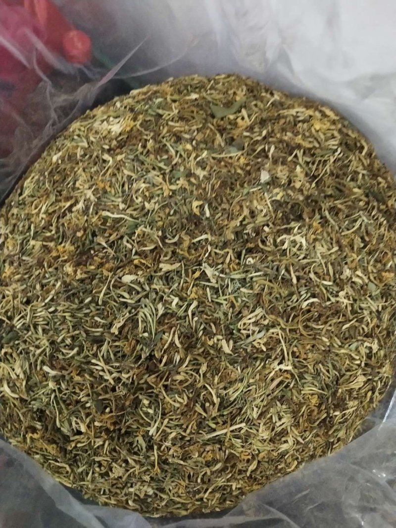 【野生晒干】金银花五彩花双色花高山野生金银花0添加无色素