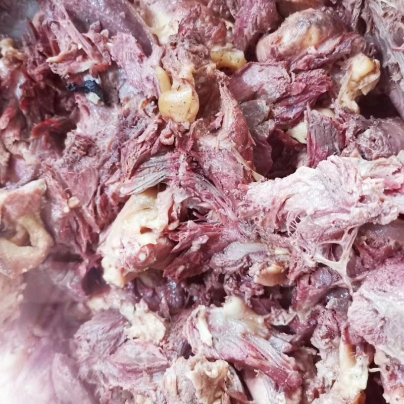 【熟马肉】老汤大块马碎肉，***淀粉
