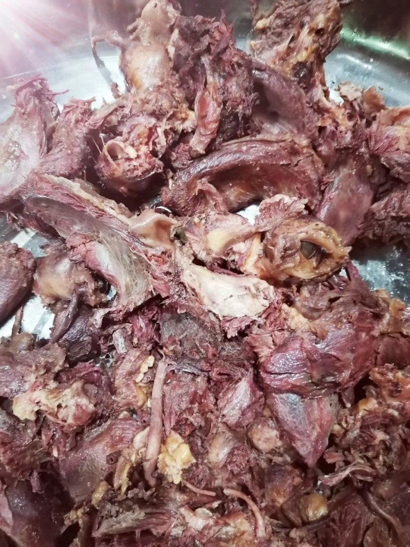 【熟马肉】老汤大块马碎肉，***淀粉