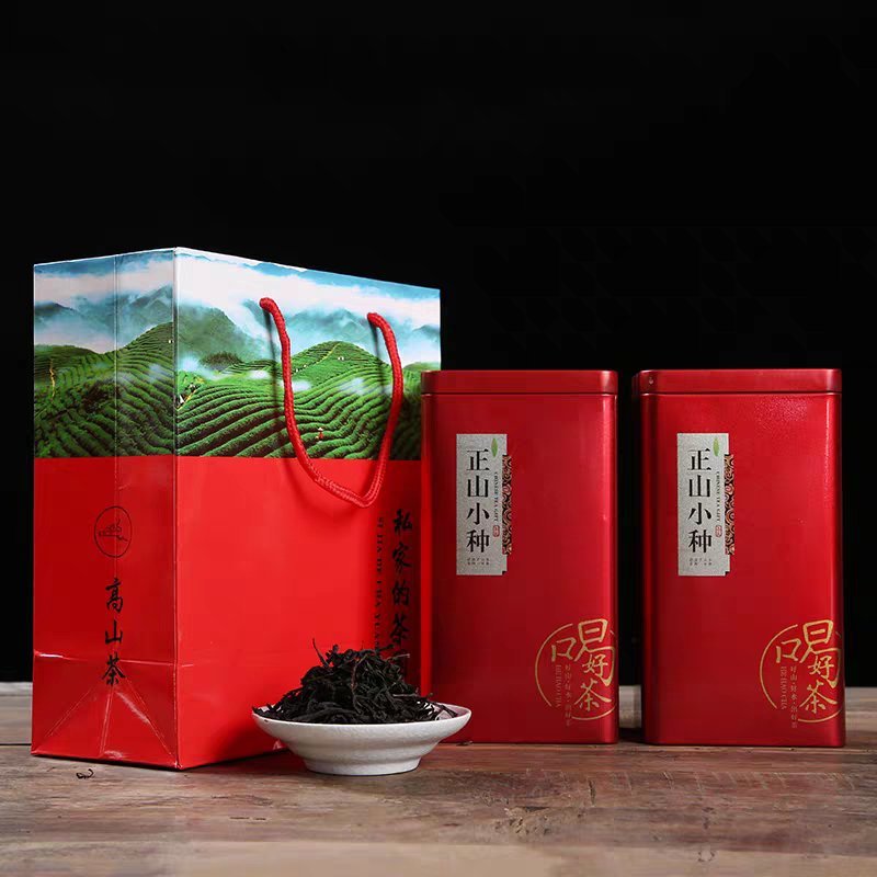 2025新茶春茶正山小种红茶茶叶浓香罐装500g网红代发