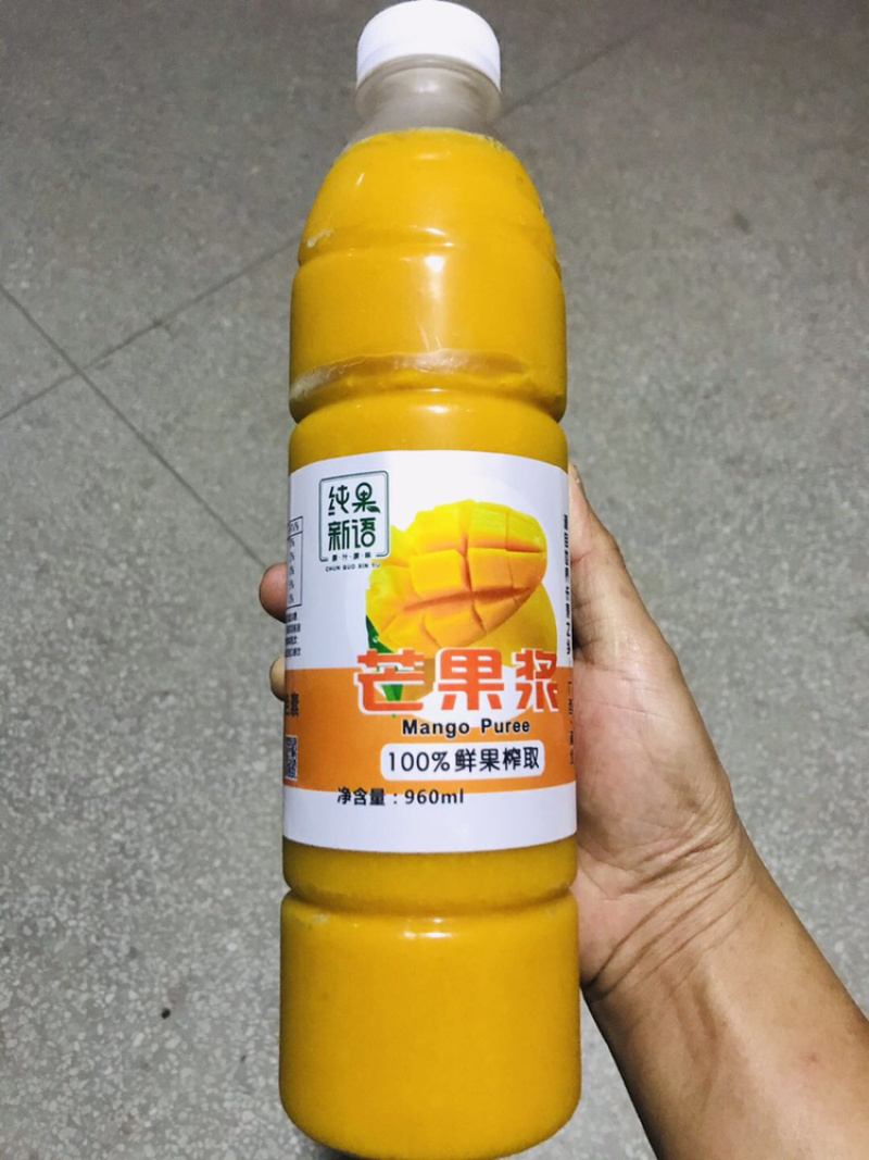 960升台农芒果浆，天然果肉果汁