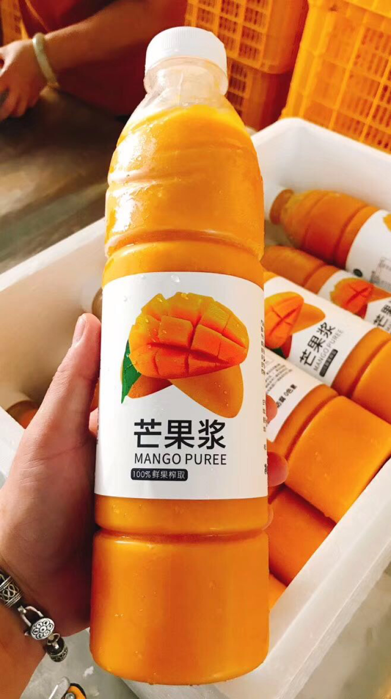 960升台农芒果浆，天然果肉果汁