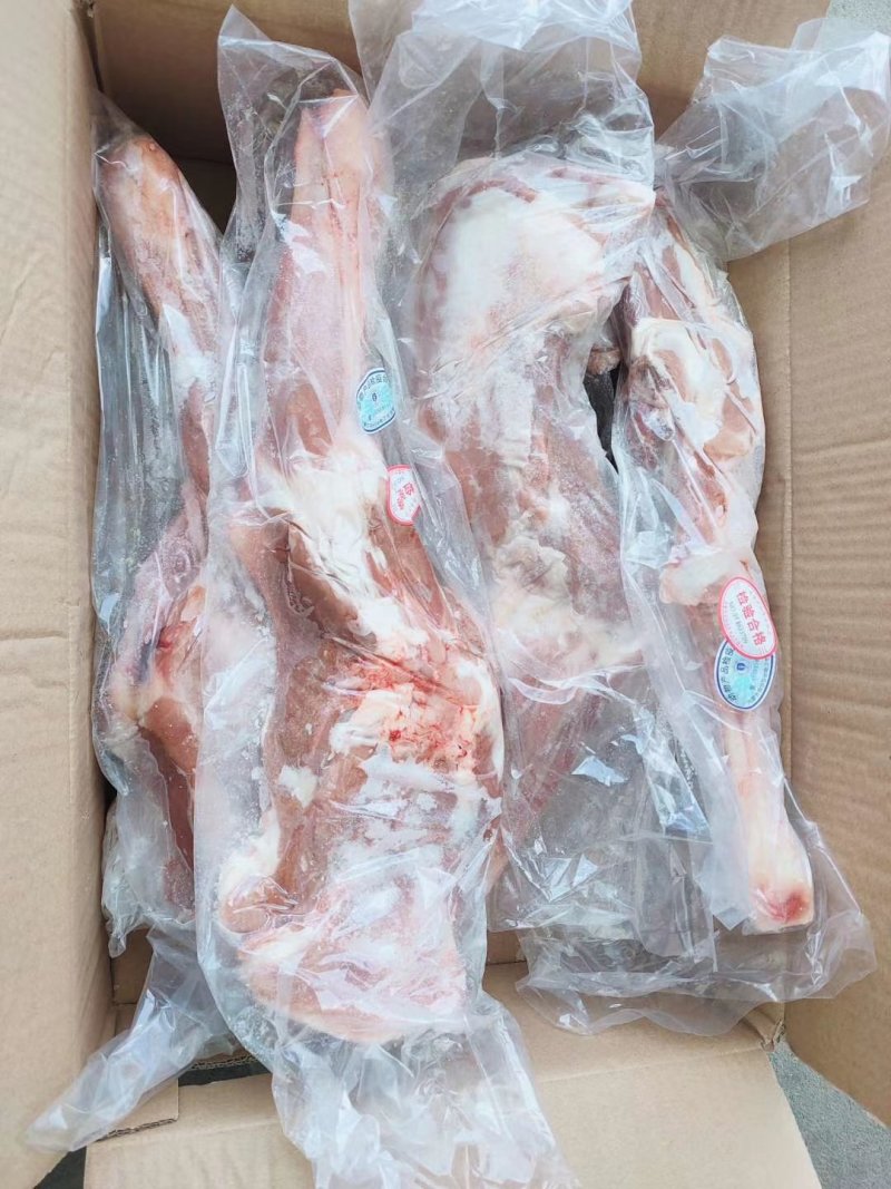 【羔羊带骨前腿】草地羊的标准件19斤，烧烤必备！鲜嫩可口