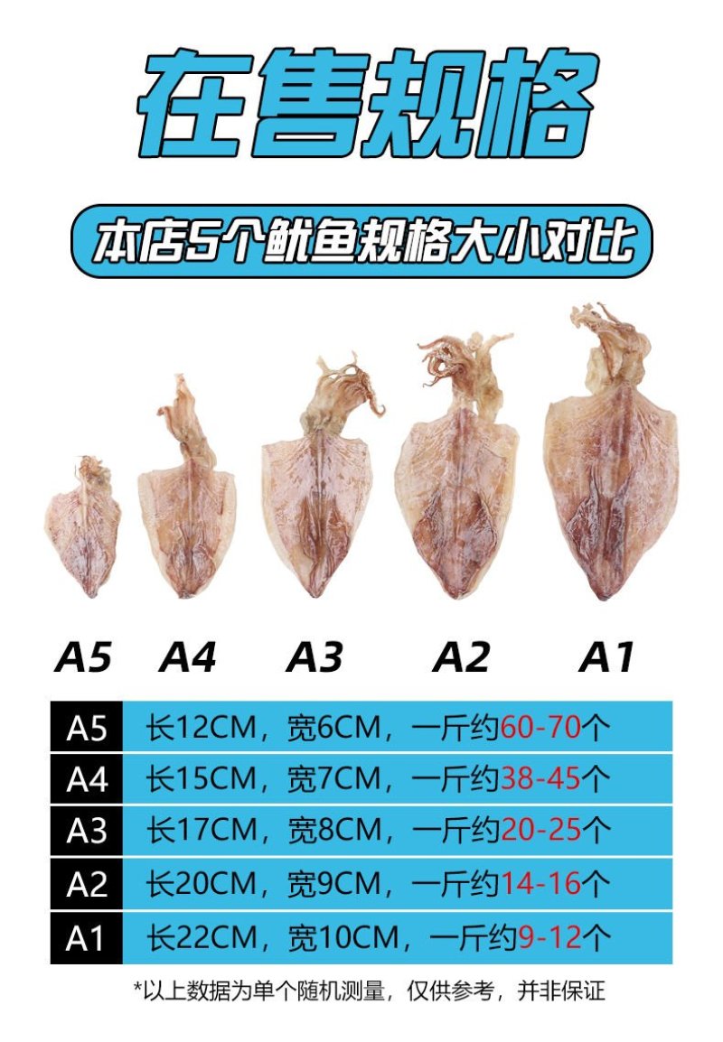 一件代发北海特产淡干鱿鱼A1A5水煮手撕烧烤酒吧KTV