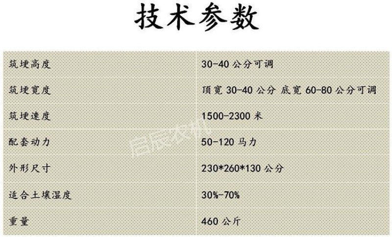 50马力以上带的水旱两用筑埂机，水稻田起埂机