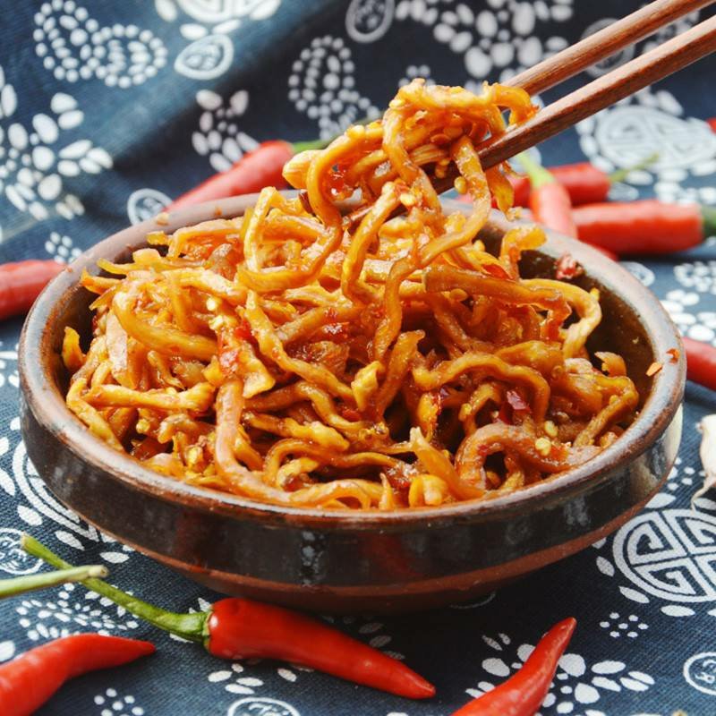 木瓜丝即食木瓜丝香辣不辣两种口味
