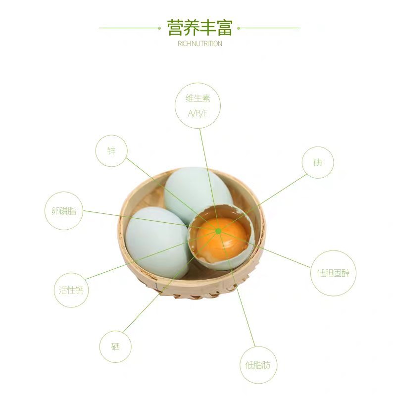 [一件代发]乌鸡蛋农家散养绿壳土鸡蛋乌鸡蛋30枚绿壳鸡蛋