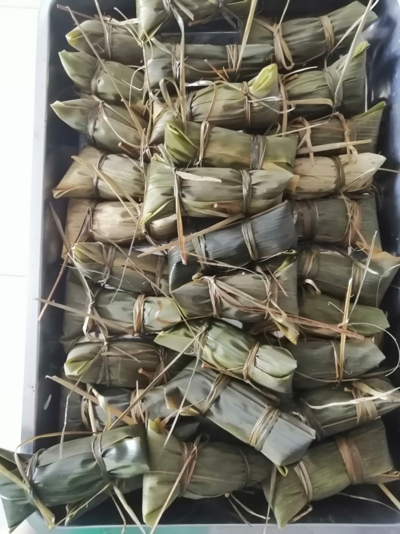 黄山农家枕头棕纯手工传统农家火腿肉粽
