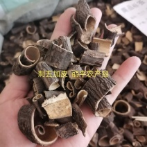 中药材刺五加皮根片东北干品不硫熏实物拍摄