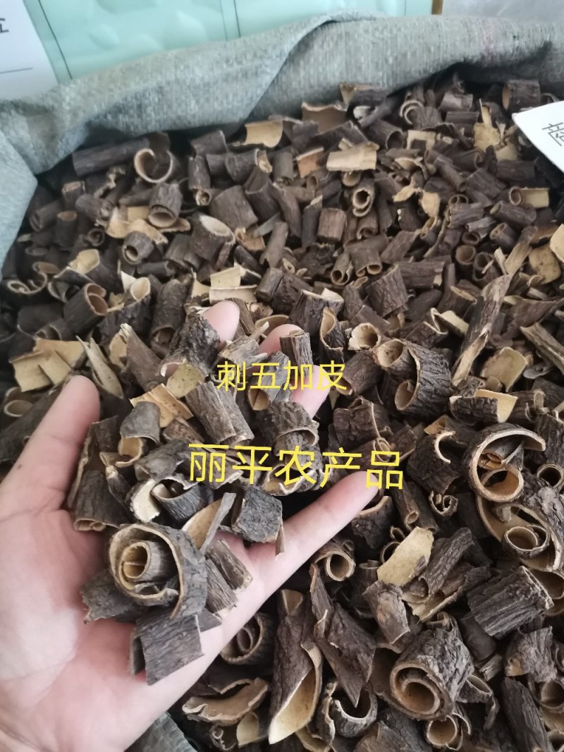 中药材刺五加皮根片东北干品不硫熏实物拍摄包邮