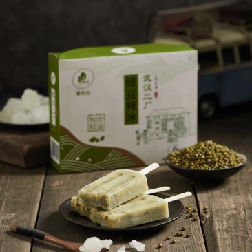 网红手工冰淇淋绿豆冰棒雪糕冰淇淋家庭装