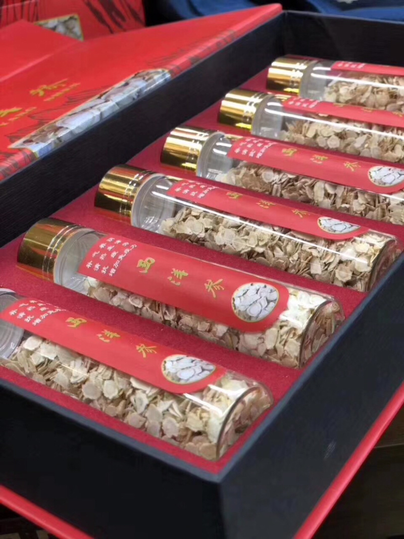 西洋参片礼盒，采用上等西洋参切片，送人高端上档次