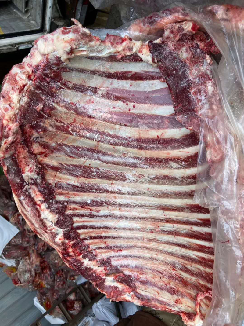驴排肉多颜色鲜都是新货颜色新鲜质量好出肉率高