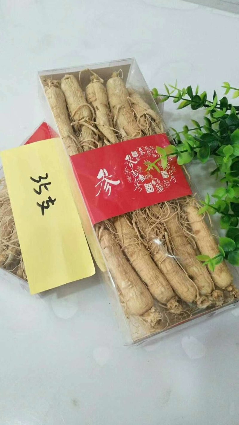 【诚招代理】长白山原皮生晒参/人参/干人参干货现货包邮