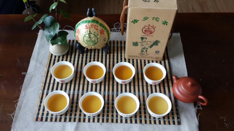 黎明2014年盒装云南普洱茶叶茶商可订制布朗山