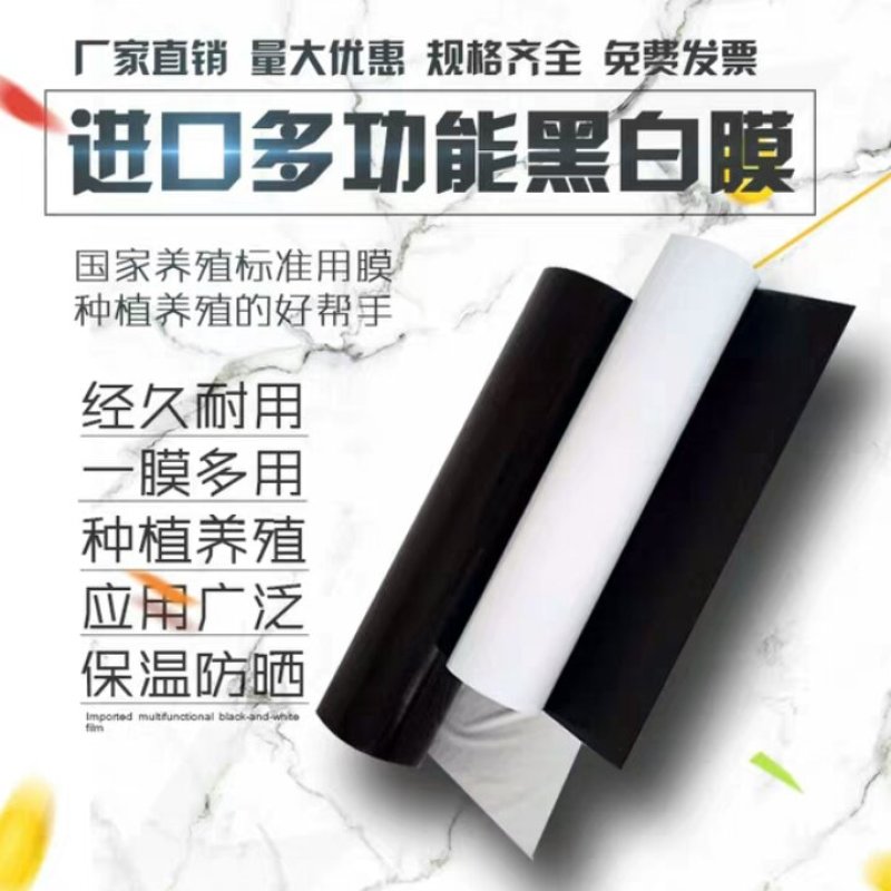 黑白膜养殖大棚冬暖夏凉隔热膜优惠价已让利民