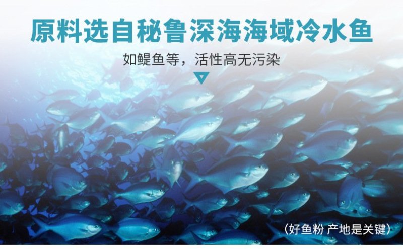 鱼粉批发高蛋白秘鲁进口鱼粉宠物鸡鸭鹅猪鱼虾蟹饲料鱼粉