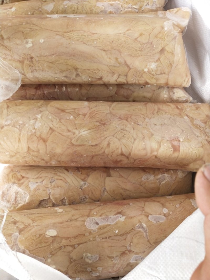 内蒙古锡林郭勒盟羊拐肠，水洗干净，有熟的和半熟的，切丝的