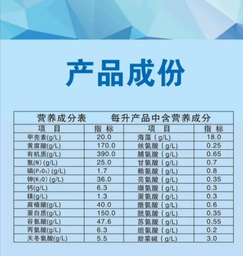 甲壳素海藻钾有机水溶肥大量元素冲施肥膨果上色生根壮苗