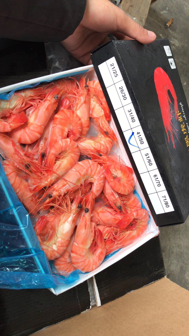 越南进口精品全规格黑虎虾450克/盒*10盒