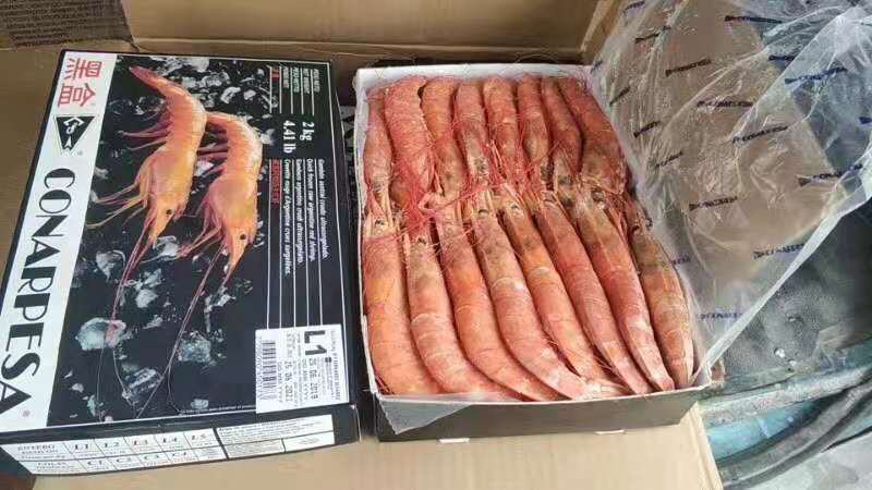 阿根廷进口精品L1红虾2公斤*6盒