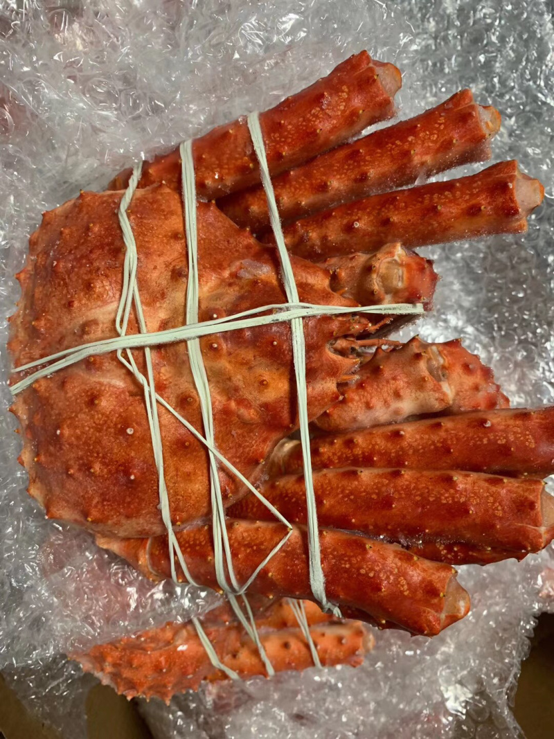 智利进口原装熟冻全规格帝王蟹