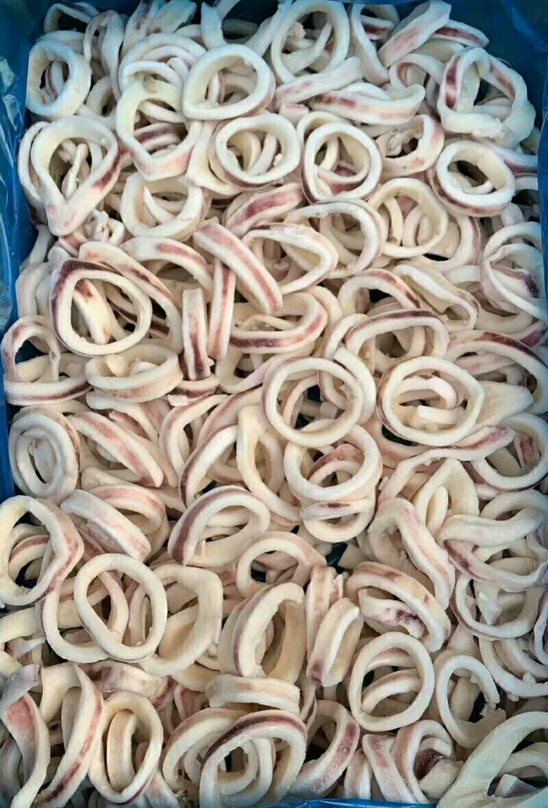 鱿鱼片鱿鱼圈质量好，冰少