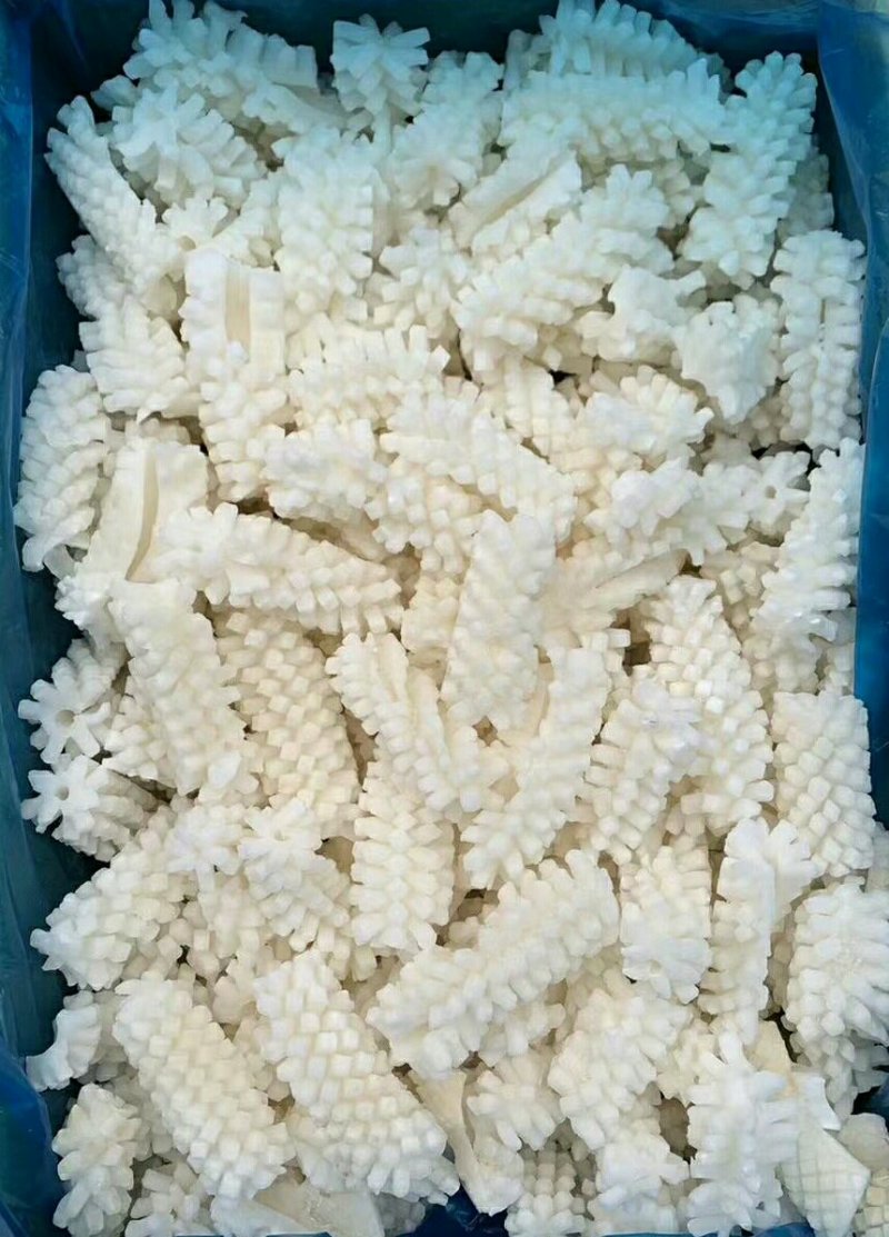 鱿鱼片鱿鱼圈质量好，冰少