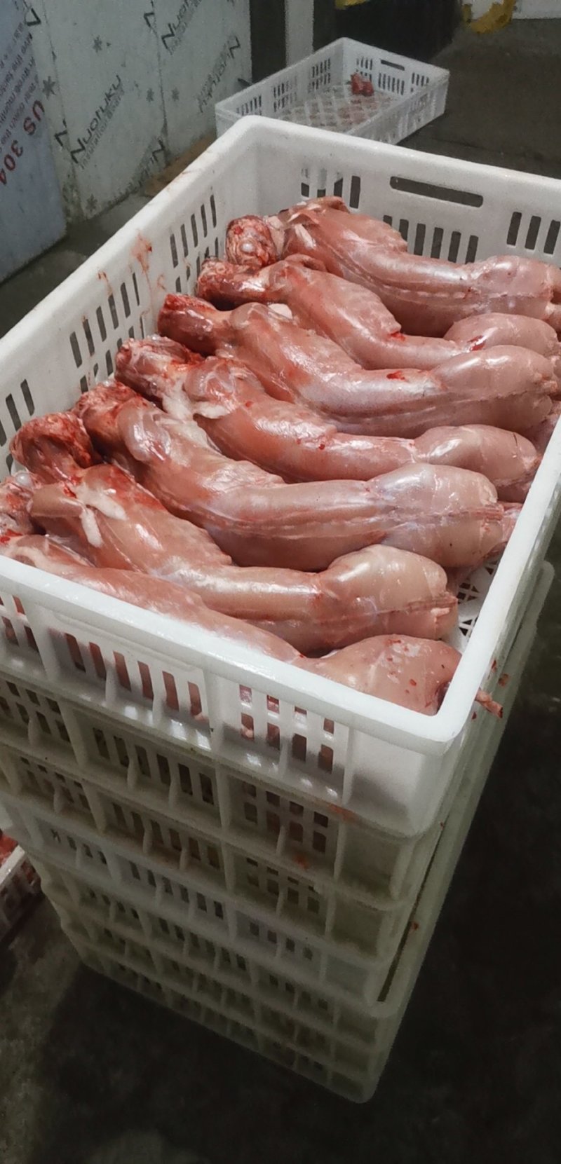 自产自销供应鲜新兔后腿兔大腿兔腿纯干速冻可真空包装