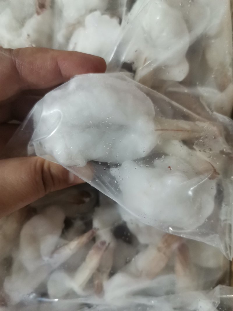 新鲜冷冻牡丹虾蝴蝶虾开背虾10斤凤尾虾仁开片虾去头大号