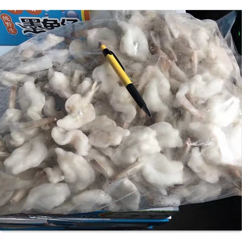 新鲜冷冻牡丹虾蝴蝶虾开背虾10斤凤尾虾仁开片虾去头大号