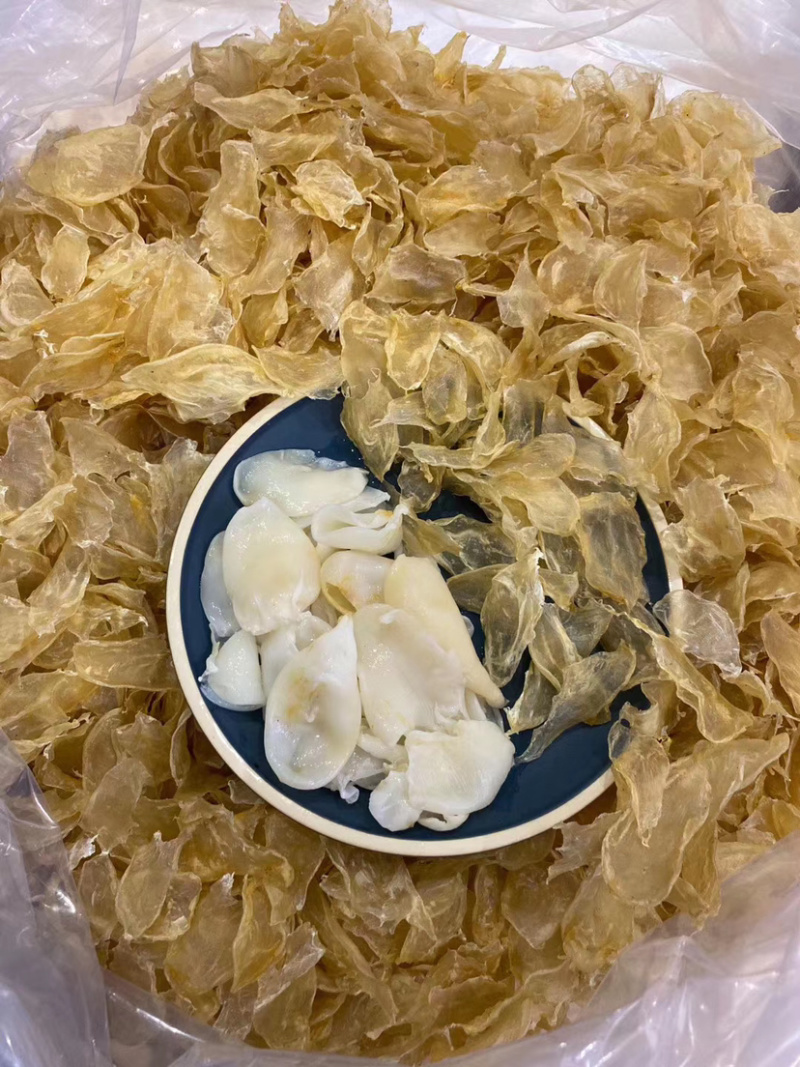 鸡蛋胶花胶干货黄花胶鱼肚小米鱼胶滋补胶原蛋白炖汤鱼胶