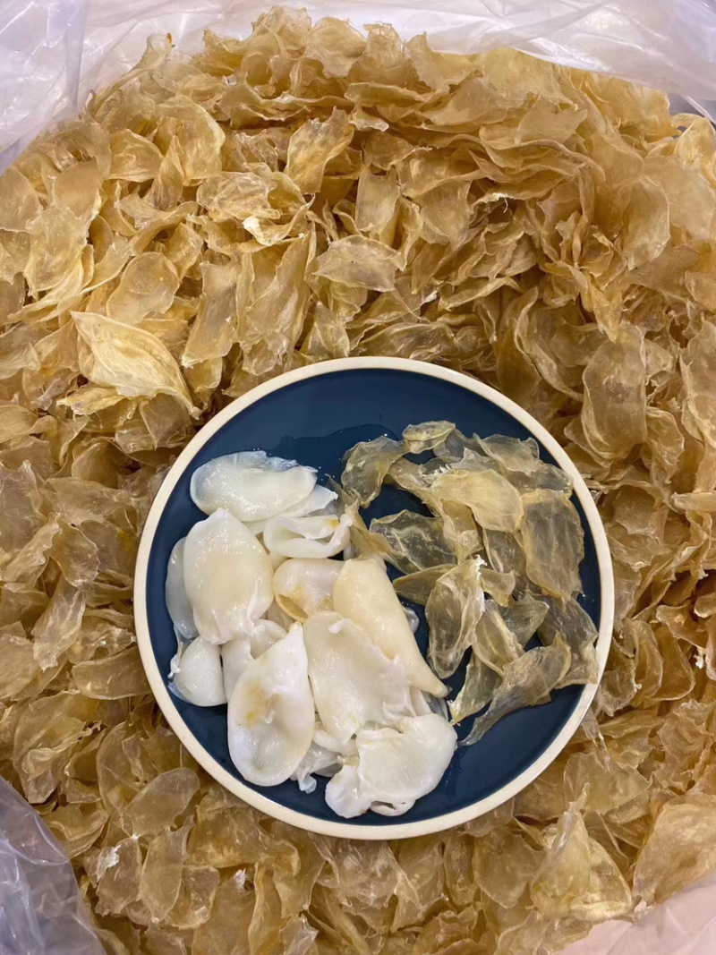 鸡蛋胶花胶干货黄花胶鱼肚小米鱼胶滋补胶原蛋白炖汤鱼胶