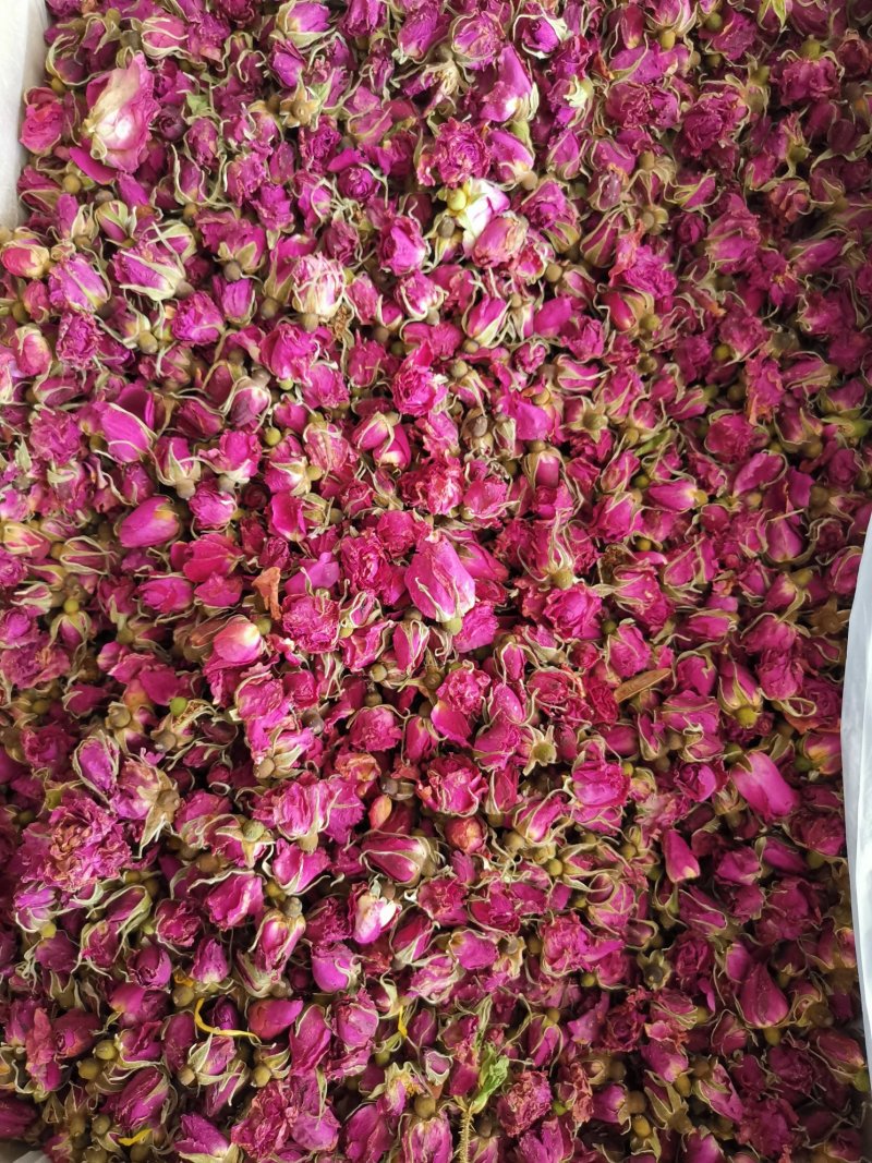 玫瑰花茶山东平阴玫瑰无硫净货新货可包装、散装