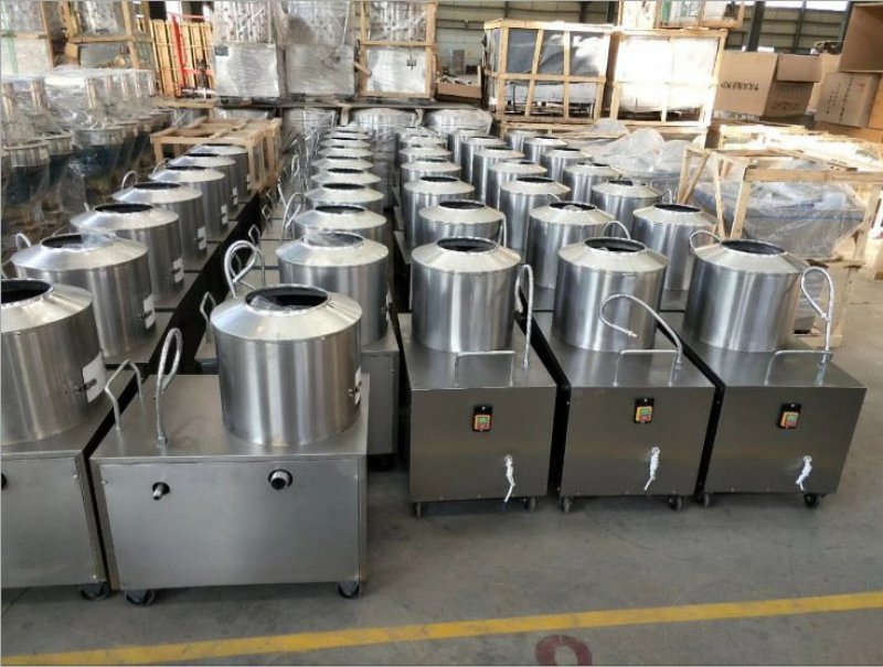 土豆脱皮机马铃薯土豆去皮机扒皮机350型450型土豆去