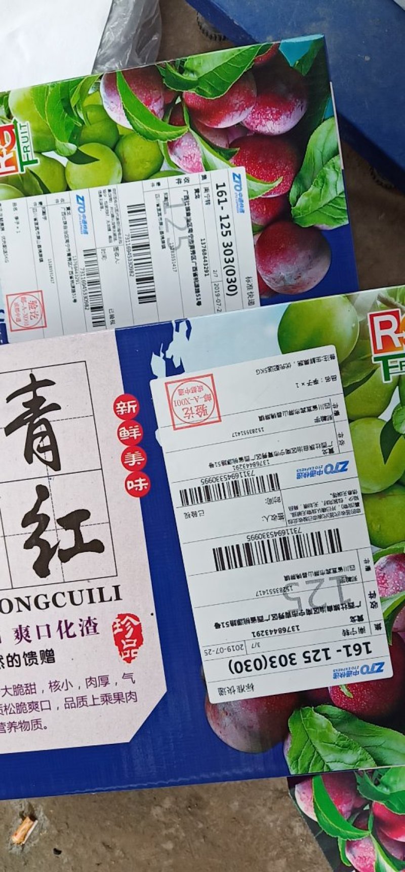 半边红李子，正宗四川省宜宾屏山李子！！！