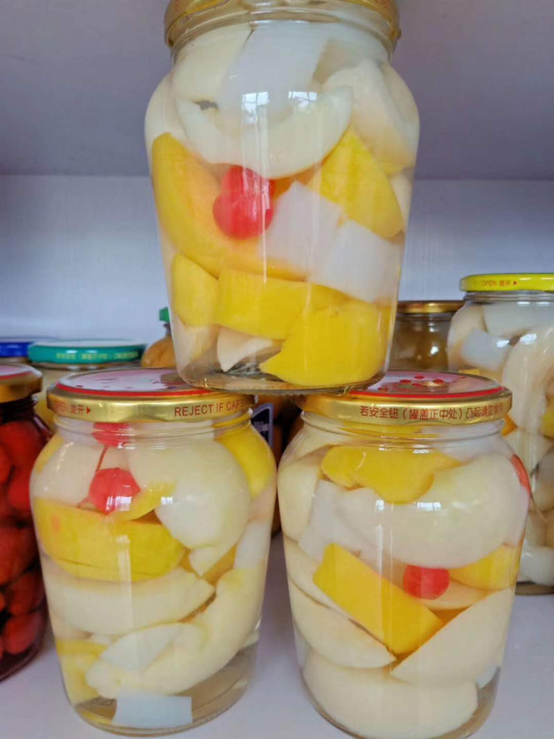 水果罐头不含防腐剂自己家果子做出来的批发零售量大从优