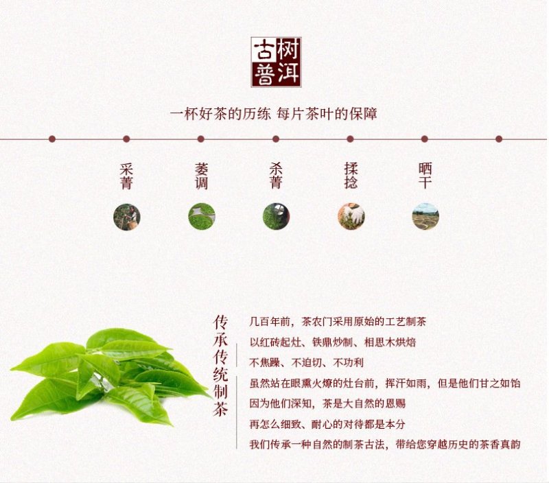 厂家直销云南普洱茶宫廷普洱散茶陈年普洱生茶500g袋