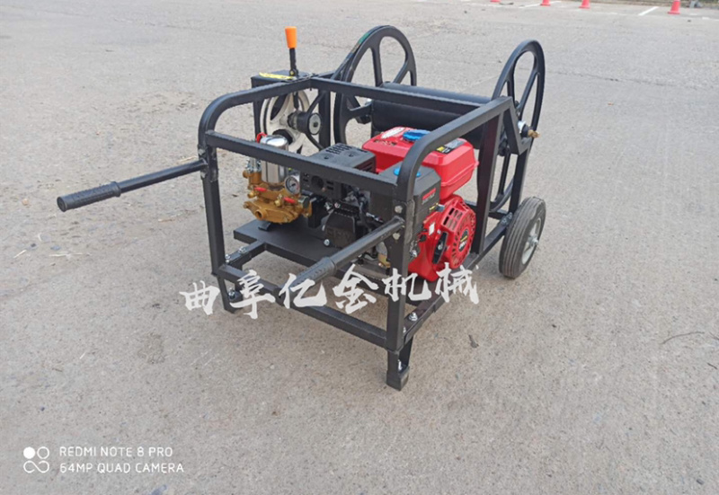 汽油缠管打药机推车款可以缠400药管170四冲程汽油机