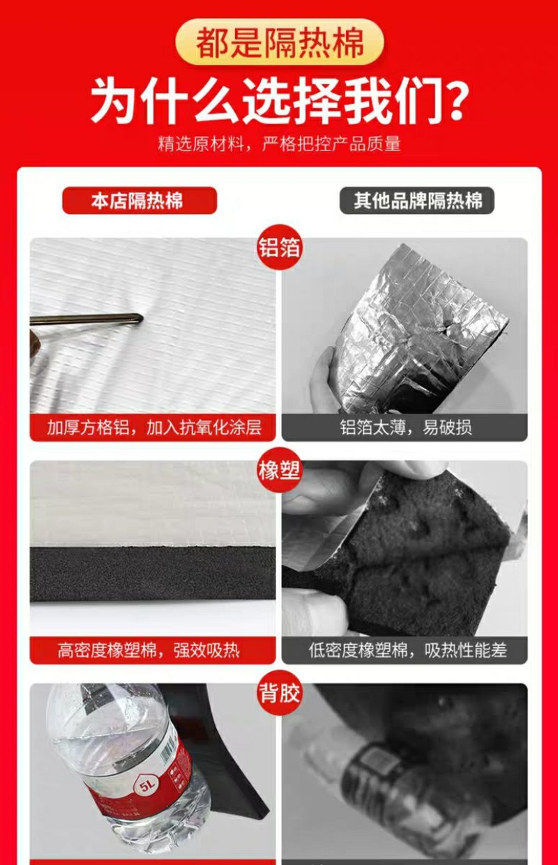 楼顶屋顶反光隔热膜铁皮反射膜保温铝箔自粘阳台防晒隔