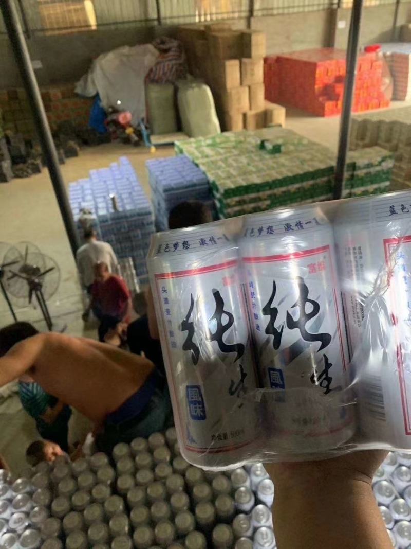 啤酒拉罐啤酒富维纯生啤酒小麦王啤酒