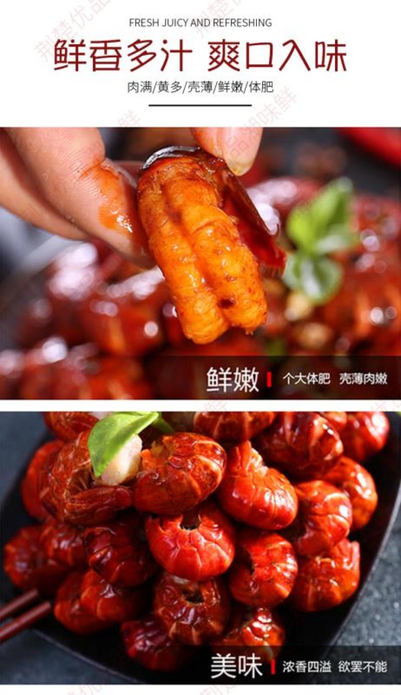 洪湖湖味鲜麻辣虾尾可图片看货产地直供