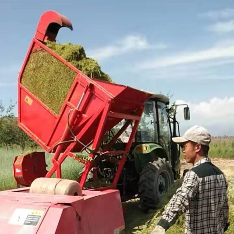 玉米秸秆青储机干湿两用秸秆回收机二次粉碎回收机