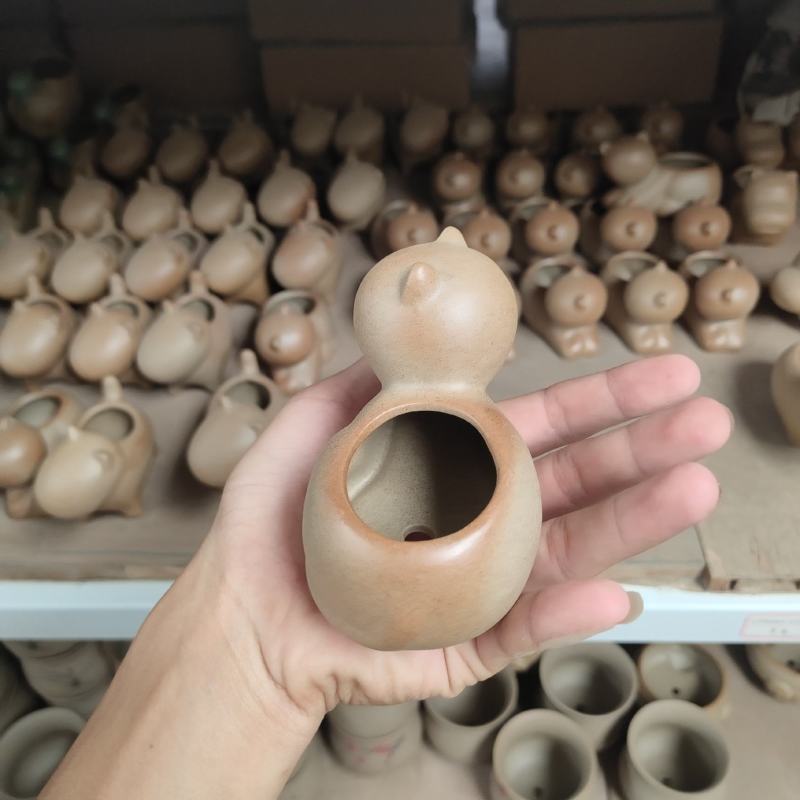佛系禅意陶瓷水培花盆创意玻璃绿萝多肉花瓶水养植物花卉