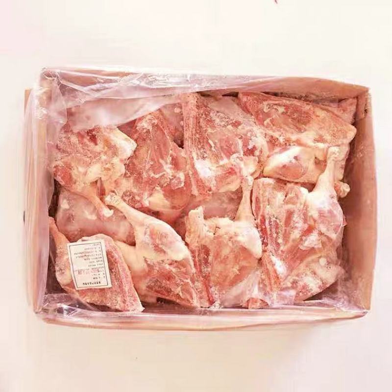 新鲜冷冻鸭边腿20斤一箱鸭腿肉带边骨头新江浙沪皖包邮一箱